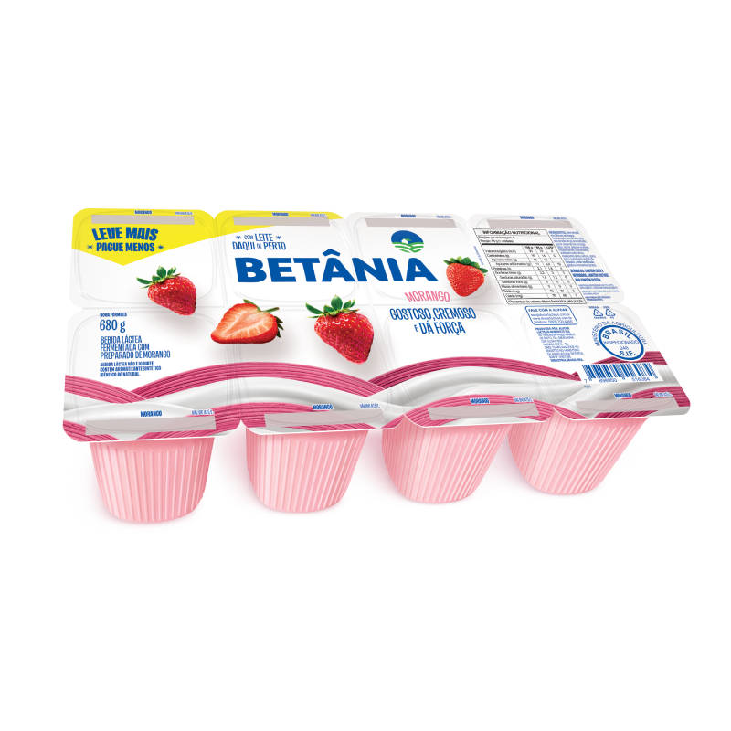 Bebida láctea Morango