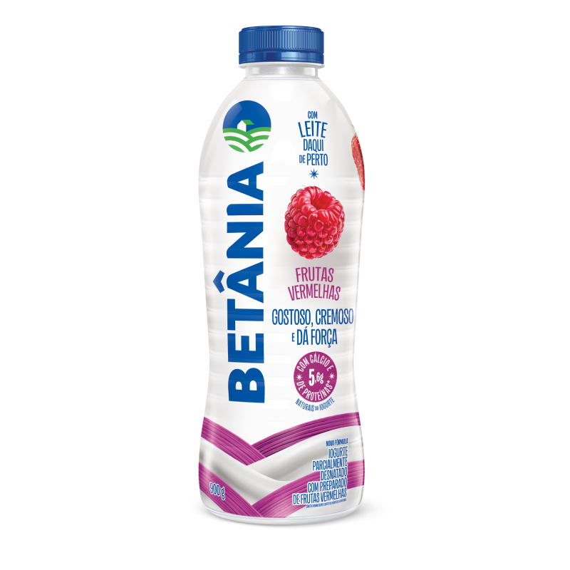 Iogurte desnatado frutas vermelhas 900g