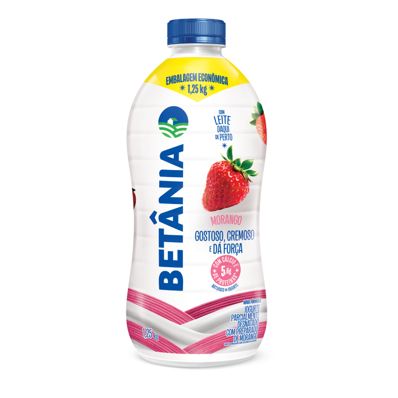 Iogurte sabor morango 1,25l