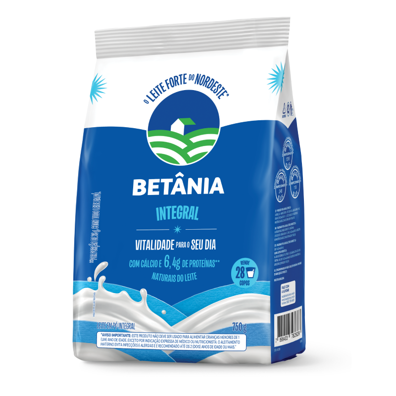 Leite em pó integral 750g
