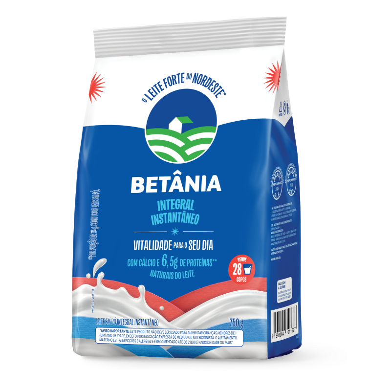 Leite em pó integral Instantâneo